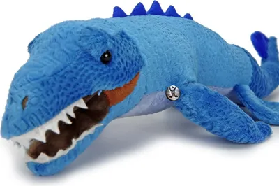 Produktbild von Dinosaurier Mosasaurus Kuscheltier blau 44 cm Plüsch Meeresechse MATABLUE