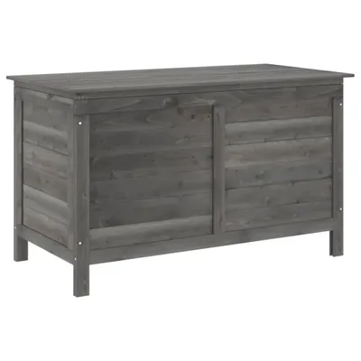 Produktbild von Gartentruhe Anthrazit 99x49,5x58,5 cm Massivholz Tanne