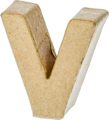 Produktbild von Buchstabe, V - H 5 x B 4,8 x T 2 cm