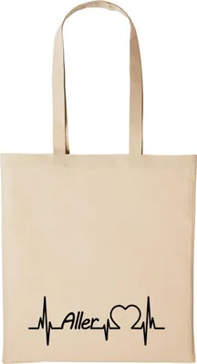 Produktbild von Huuraa Baumwollbeutel Aller Geschenk Einkaufstasche Natural 10 Liter Baumwolle Aller Accessoire