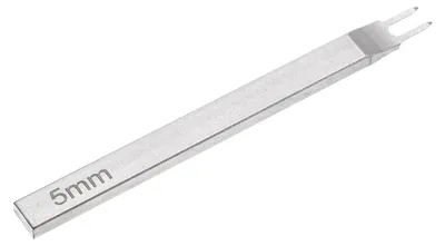 Productafbeelding van Gatentang - 5 mm - Voor leerbewerking - Koolstofstaal - Wit