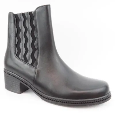 Produktbild von Gabor Nappa Melange schwarz Stiefelette Schwarz : 36
