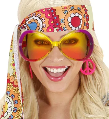 Produktbild von W WIDMANN MILANO Partybrille Sugar Babe für Hippie-Mottopartys