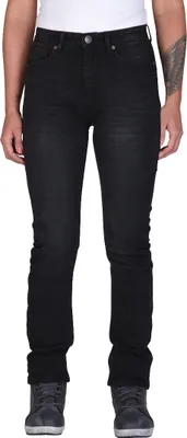 Produktbild von Modeka Tabera Damen Motorrad Jeans, schwarz, 36