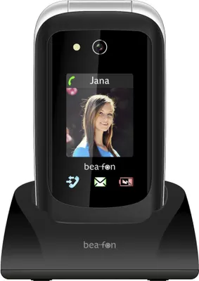 Zdjęcie produktu dla Beafon SL720i, Clamshell, Jedna karta SIM, 7,11 cm (2.8"), Bluetooth, 1000 mAh, Czarny, Srebrny