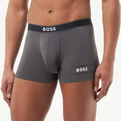 Zdjęcie produktu dla Bokser męski BOSS 24 Logo, kolor: jasnoszary, rozmiar: 32, XXL (EU)