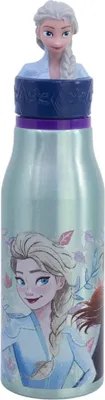 Immagine prodotto di Biberon Disney Frozen in alluminio, 690 ml, con tappo di sicurezza