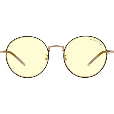 Zdjęcie produktu dla GUNNAR Optiks Ellipse - Okulary komputerowe - lekkie - 65% filtr niebieski - czarne