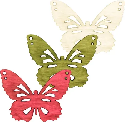 12 Holz-Deko Streudeko Schmetterling 8