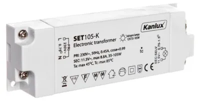 Produktbild von Halogen-Netzteil 20-105W 240V 11,5V SET105-K 1426