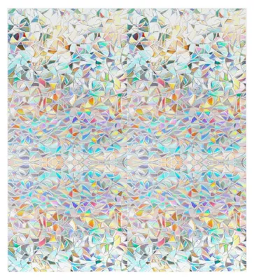 Produktbild von Fensterfolie 45 x 500 cm Blickdicht Selbsthaftend 3D Statisch Haftend Sichtschutzfolie für Büro und Wohnzimmer