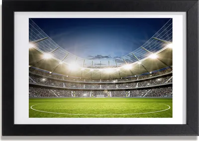Produktbild von Bild 30x20 MDF-Rahmen, Wandkunst Stadion