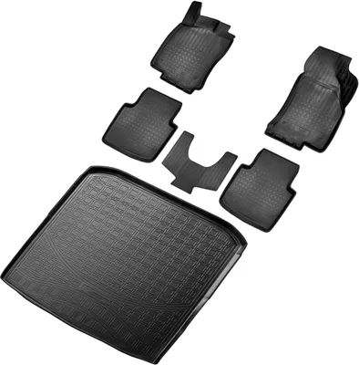 Produktbild von Fußmatten & Kofferraumwanne Set passend für  Skoda Superb III Stufenheck | BJ ab 2015>