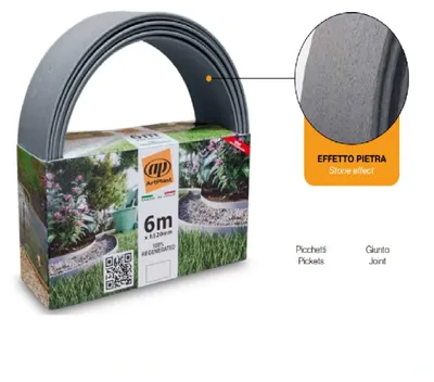Produktbild von Rasenkante BORDURE, 6 m – Betonoptik