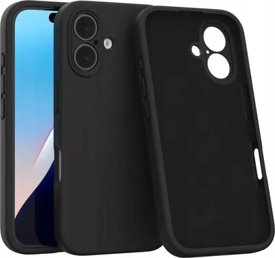 Zdjęcie produktu dla Silikonowe etui magnetyczne z MagSafe SPACECASE Silicone Mag iPhone 16 Czarny