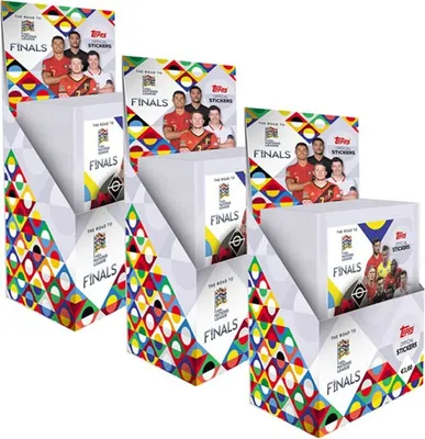 Produktbild von Topps - Road to UEFA Nations League - Sammelsticker - 3 Displays (150 Tüten)