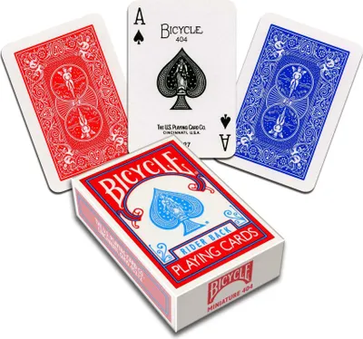 Zdjęcie produktu dla Bicycle Card Games Bicycle Poker Rider Back Mini karty do gry