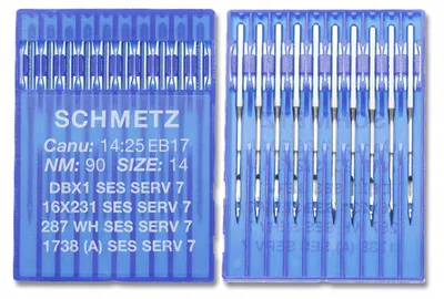 Produktbild von Schmetz 16x231 Nähmaschinennadeln SES Größe 90 10 Stück