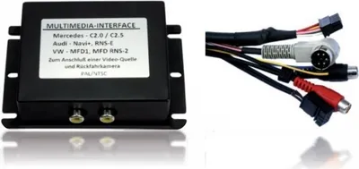 Zdjęcie produktu dla Adapter interfejsu multimedialnego DVD VIDEO DVB-T Radio pasujący do Mercedes Comand 2.5