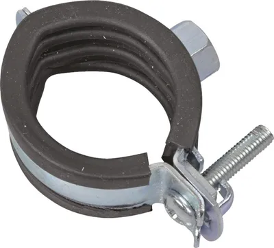 Produktbild von KIRCHHOFF Rohrschelle, 26 - 28 mm, schallgedämmt, für 3/4, mit M8 Gewindemuffe