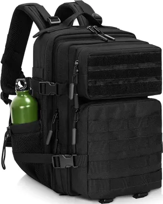 Produktbild von PolkaHome® Militärischer Taktischer Rucksack 25L/35L/45L, MOLLE Rucksack für Männer und Frauen, Armee Camouflage Jagd Tagesrucksack 3