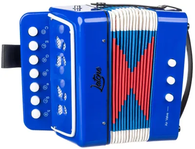 Image de Latone Akordino, accordéon à boutons, couleur bleue