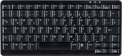 Zdjęcie produktu dla Contour Design Active Key AK-4100, Mini, Przewodowa, USB, QWERTY, Czarny