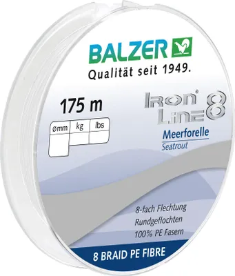 Produktbild von Balzer Ironline 8x Seatrout, 0,12mm, 175m