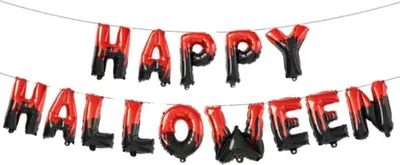Produktbild von Happy Halloween Party Deko Folienballon Girlande