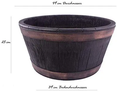 Image de Pot en plastique de 50 cm - Pot en plastique pour fleurs et plantes