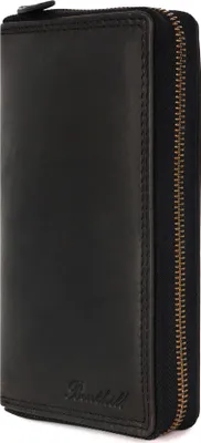 Produktbild von Benthill Geldbörse Groß Leder - XL Portemonnaie mit RFID-Schutz - Großes Portmonee mit vielen Kartenfächern - Reißverschluss Geldtasche inkl. Geschenkbox