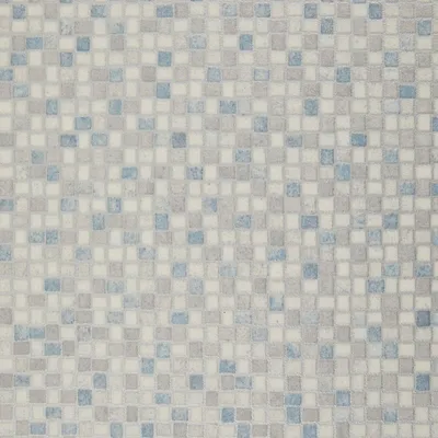 Produktbild von PVC Bodenbelag Meterware Arctic, Fliesenoptik Blau-Silber 400 x 500 cm, 2,8 mm stark, Vinylboden für Küche, Wohn- & Feuchträume