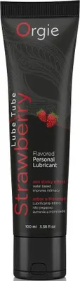 Produktbild von Lube Tube Strawberry - Waterbased Lubricant - 3 fl oz / 100 ml