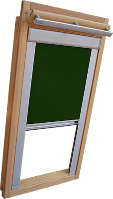 Produktbild von Verdunkelungsrollo für VELUX Dachfenster VL Y/VU Y/VKU - Y43 - Farbe dunkelgrün