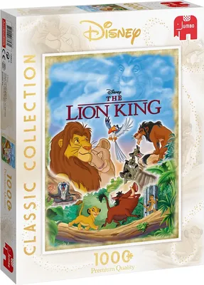 Produktbild von Jumbo Puzzel Disney Classic Collection Lion King - Legpuzzel - 1000 stukjes