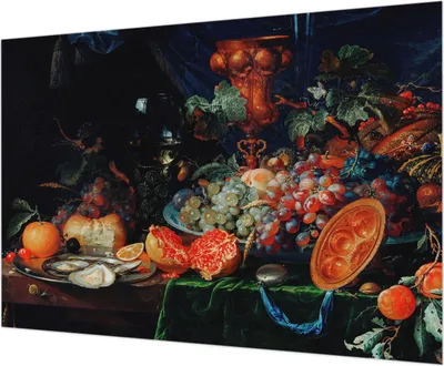 Produktbild von Wandtapete - Dekorative Tapete für Wohnzimmer - Tapetenfolie für Wanddekoration - 208x146 cm - Fruchtreichtum