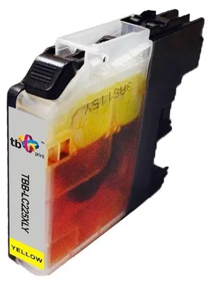 Produktbild von Druckertinte LC225XLY, Gelb, 13 ml, kompatibel mit Brother LC225XL, mit Chip