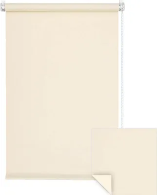 Produktbild von Victoria M. Klemmfix Verdunkelungsrollo, 55 x 150 cm, creme blickdicht, ohne Bohren, pflegeleicht