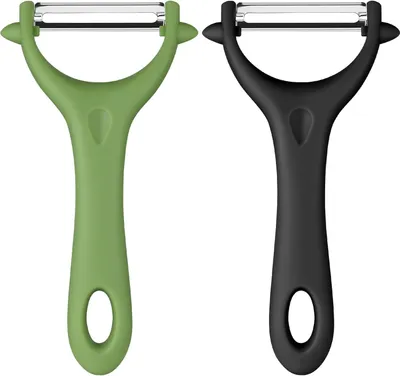 Produktbild von Universelles Sparschäler Set - Edelstahl-Gemüseschäler für Kartoffeln und Spargel
