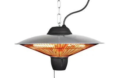 Obrázek produktu pro Eurom Partytent heater 1502, Uhlíková vlákna, IP24, Strop, Černá, Kov, Plast, 1500 W