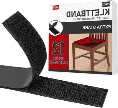 Obrázek produktu pro Samolepicí háčková páska, 12 m, silná, na látku