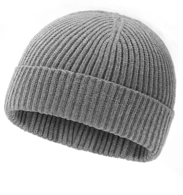 Produktbild von Winter Beanie Mütze mit Schirm für große Köpfe