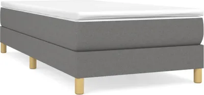 Obrázok produktu pre vidaXL Box spring posteľný rám tmavosivý 90x190 cm látka