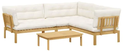 Produktbild von 4 Stück Garten Pallet Sofa Einheiten Massivholz Akazie