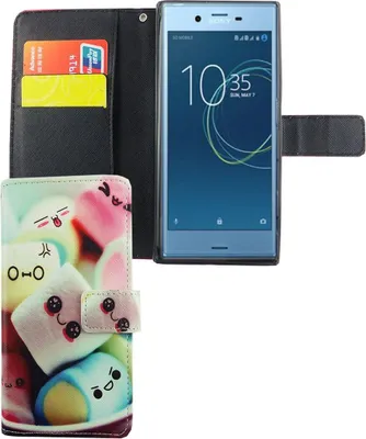 Produktbild von Handyhülle Tasche für Handy Sony Xperia XZs Schriftzug Marshmallows