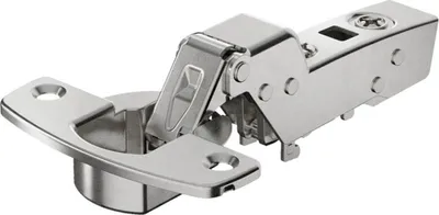 Produktbild von 2 Stück 110°-Scharnier mit integrierter Dämpfung Sensys 8645i Schließautomatik, Innenanschlag + Montageplatten mit Kunststoffdübel