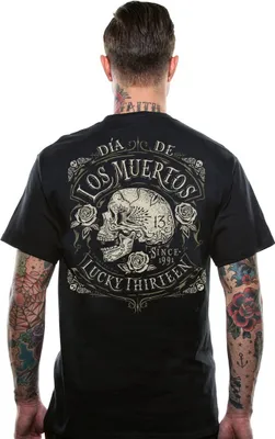 Produktbild von Lucky 13 T-Shirt Herren Dead Skull schwarz XL