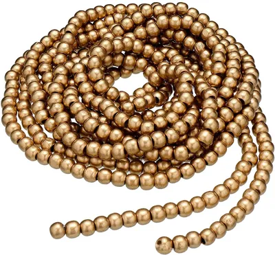 Image de Guirlande de perles en bois pour décoration de Noël (3,6 mètres)