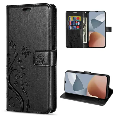 Produktbild von Hülle für ZTE Blade A34 Handy Tasche Handyhülle Wallet Case Klapphülle Flip Case Schwarz