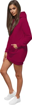 Produktbild von Damen Kapuzenpullover Weinrot OZONEE JS/YS10003/21Z M